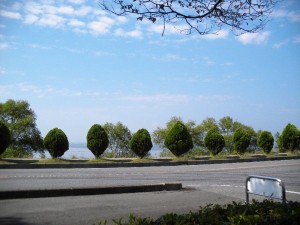 葦笛ロードの案内看板
