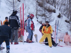 緊張のスタート