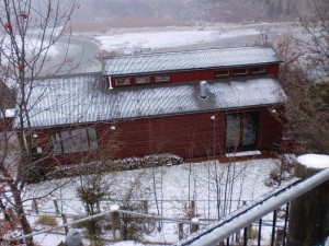 温泉の建物