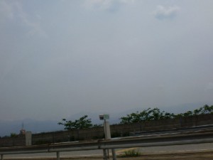 立山が見えない！（富山）