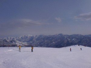 八方池山荘から