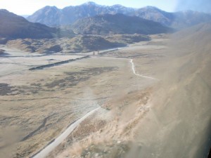 ガードレール無しの登山道