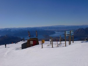 山頂の砲台（雪崩制御用）