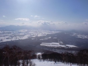 盛岡市内方向（ゴンドラから）