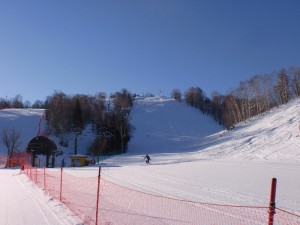 予想外の好天