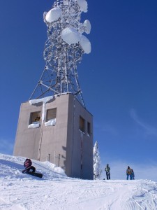 毛無山の山頂 毛無山の山頂