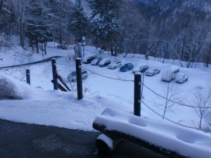 宿の駐車場