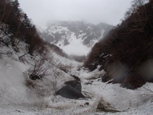 本谷→涸沢 本谷→涸沢