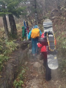 横尾→本谷 横尾→本谷
