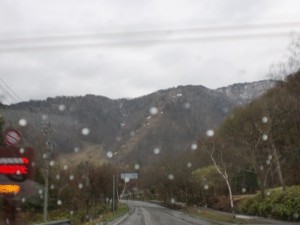 平湯大滝手前