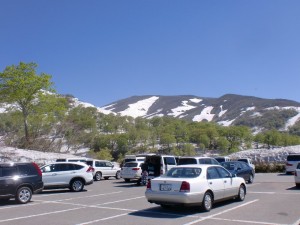 月山（駐車場から）