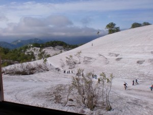 月山リフト下駅から 月山リフト下駅から