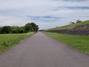 コース(堤防道路側) コース(堤防道路側)