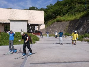 リフト降り場付近