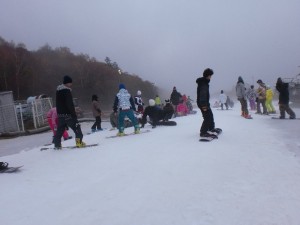ゲレンデ上部 ゲレンデ上部