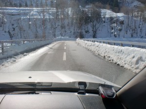 凍る橋