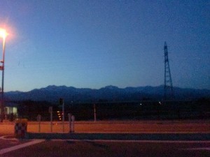 立山の夜明け 立山の夜明け