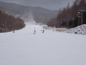 練習バーン(上から) 練習バーン(上から)