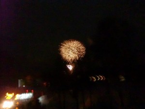 雪祭りの花火 雪祭りの花火