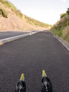 歩道が新設された