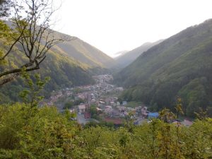 桧枝岐村全景(展望台より) 桧枝岐村全景(展望台より)