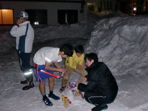 寒くないの? 寒くないの?