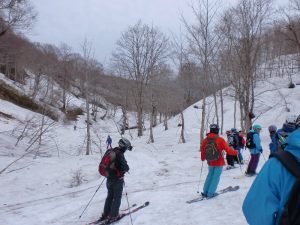 下山はBC 下山はBC