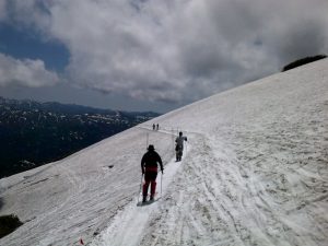 大斜面へ 大斜面へ