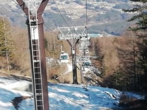 ゴンドラから茅野方面 ゴンドラから茅野方面