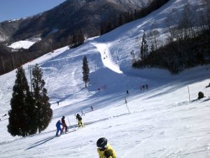 上部ゲレンデからの通路 上部ゲレンデからの通路