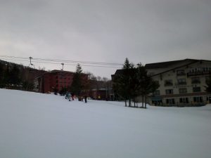 ホテル前に集合