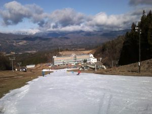 白山が白いです！